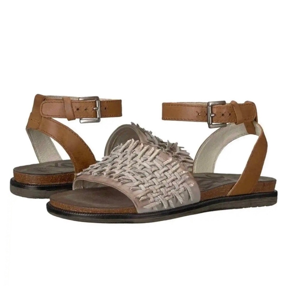 OTBT Voyage dove grey leather sandals